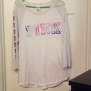 PINK 3/4 sleeve shirt